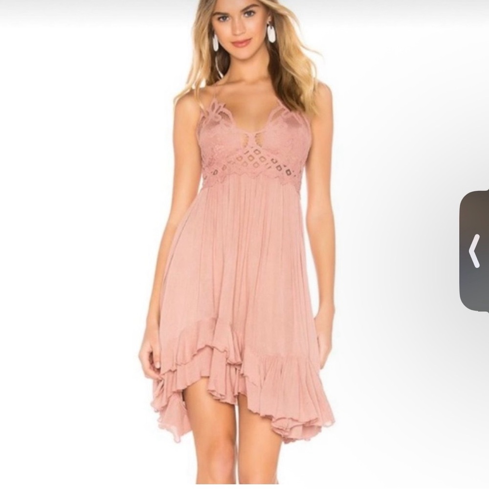 Free People Blush High Low Dress